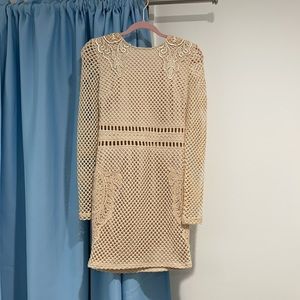 Carly bybel nude dress